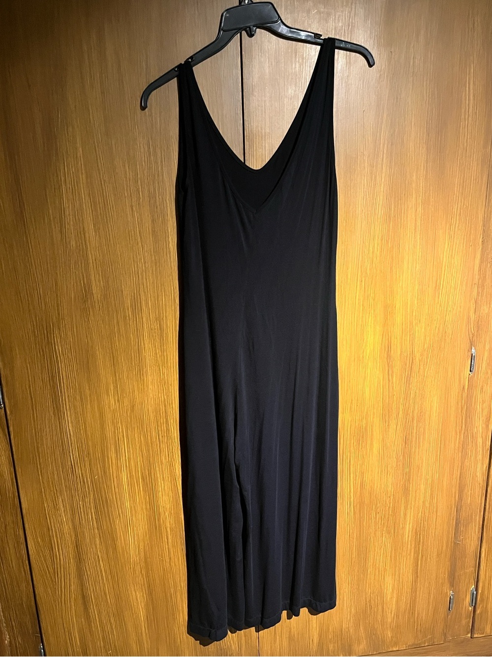 BOODY Black Sleeveless Wide-Leg Long Jumpsuit Romper